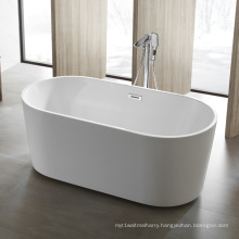 China Massage Cheap Freestanding Bath Acrylic Bathtub Small Size Freestanding Bathtub